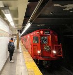 Holiday Train arriving at 34th St heading north